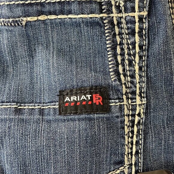 ARIAT Men's Flame Resistant M4 Low Rise Boot Cut Jean, Style 10023467, 32x34 New - Picture 11 of 15